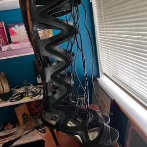 LFL by Lust for Life Black Heeled Boots